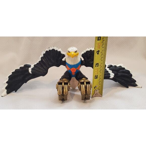 Vintage 2001 Swoop the Eagle Rescue Heroes Expandable Wings Retractable Claws - Picture 9 of 10